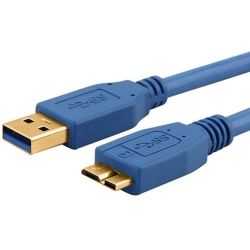 Astrotek USB 3.0 Cable 2m – Type A Male to Micro B Blue