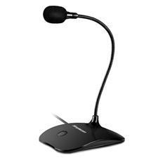 Simplecom UM350 Plug & Play Flexible Neck USB Desktop Microphone with Mute