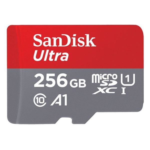 SanDisk Ultra 256GB MicroSDXC UHS-I A1 Class 10 U1 Memory Card – 120MB/s
