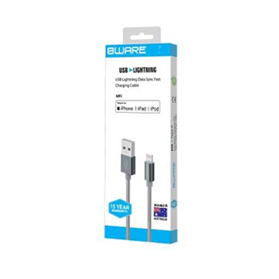 8Ware Premium 1m Lightning Fast Charging Cable