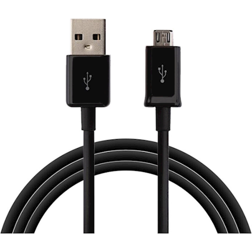 Astrotek 1m USB-A to Micro-USB Data Sync & Charging Cable – Black