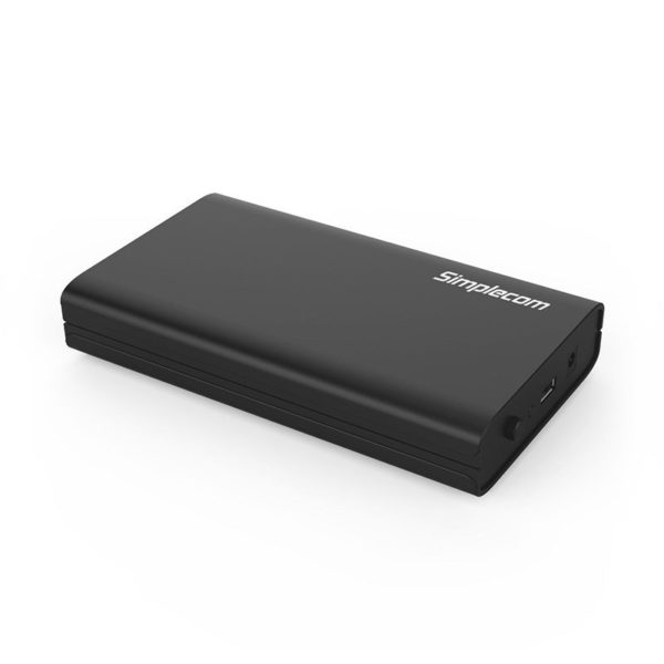 Simplecom SE301-BK 3.5″ SATA to USB 3.0 Hard Drive Docking Enclosure – Black