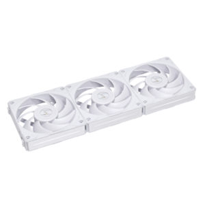 Lian-Li UNI FAN P28 120mm PWM Fan – White (3-Pack w/ Controller)