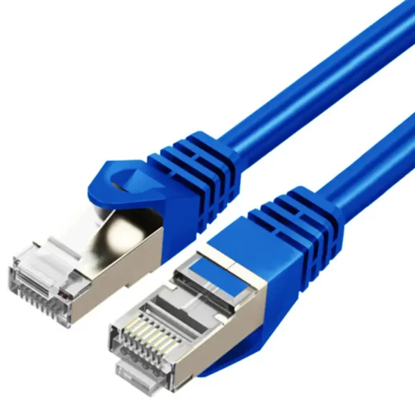 Cruxtec Cat7 SFTP Shield Ethernet Cable – 10m Blue