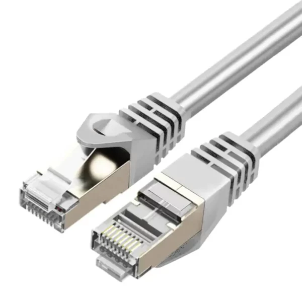 Cruxtec Cat7 SFTP Shield Ethernet Cable – 10m White