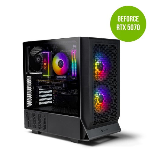 Thermaltake Gaming System Infinity PRO V6 – AMD 7600 / RTX 5070/ B650 WIFI/ 32GB RGB D5/ Ceres 300 ARGB