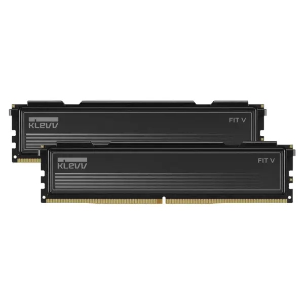 KLEVV FIT V 32GB (2x 16GB) DDR5 6000MHz C28 Desktop Memory – Black